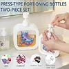 2 patins &agrave; roulettes, bouteille de pompe diamond art, distributeur vide rechargeable avec pompe, distributeur liquide de vaisselle pour savon &agrave; mains, lotion et apr&egrave;s-shampoing id&eacute;al pour la salle de bain, &eacute;vier de cuisine