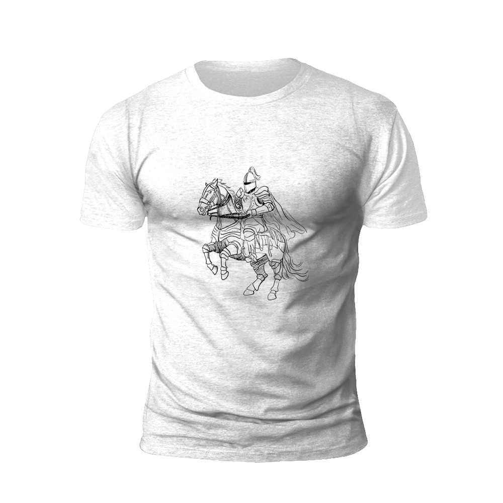 Knight's Charge: Medieval Valor T-Shirt