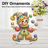 2D Flat Acrylic Circus DIY Desktop Diamond Art Kits for Adults Beginner