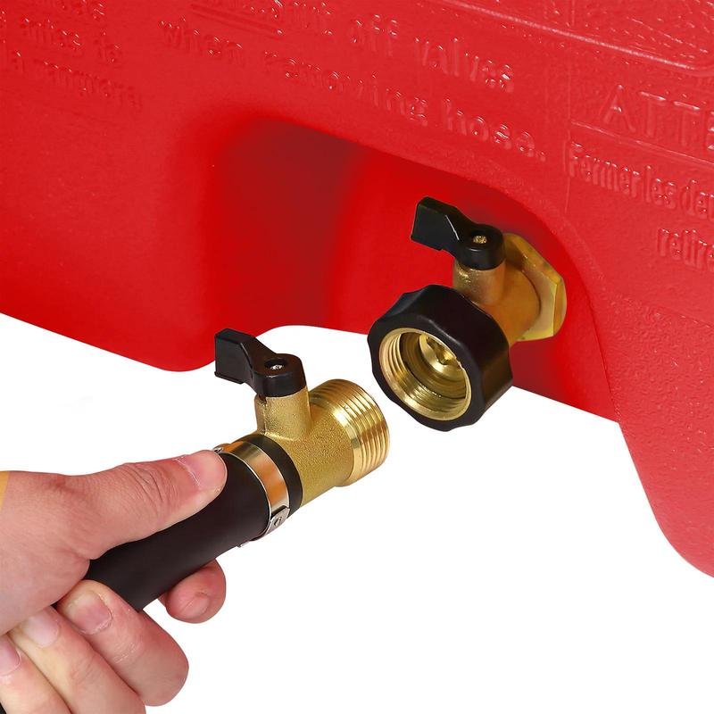 Product Introduction of 【GARVEE】 15 Gallon Portable Fuel Caddy with Siphon Pump and 10ft Hose - Ideal for Gasoline and Diesel Storage on Wheels for Cars, Lawn Mowers, ATVs, and Boats Available in Red, Yellow, and Gray Options. 9