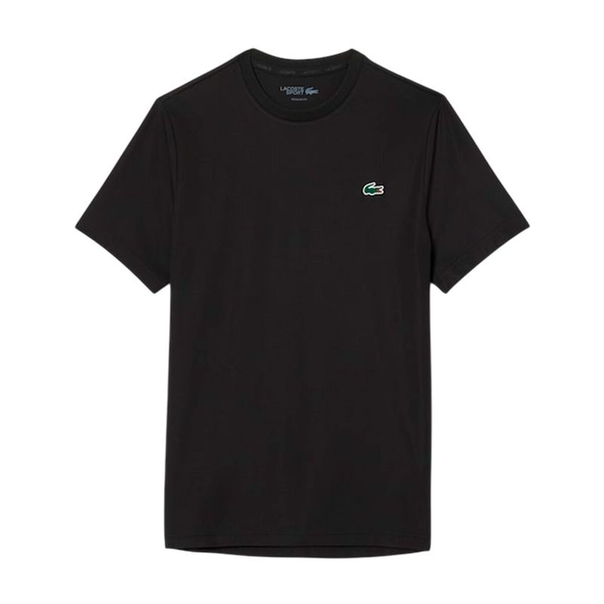Men&rsquo;s Short Sleeve T-Shirt Lacoste Core Performance Black