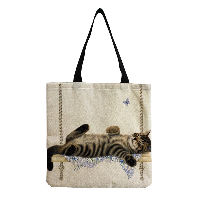 Women’s Cute Cat Shopping Bags