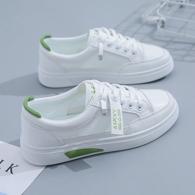 Tanguoant Tanguoant Face Small White Shoes Female 2025 Summer New Korean Version Of Female Student Bottom Board Shoes Casual Shoes Breathable Women's Shoes K1002