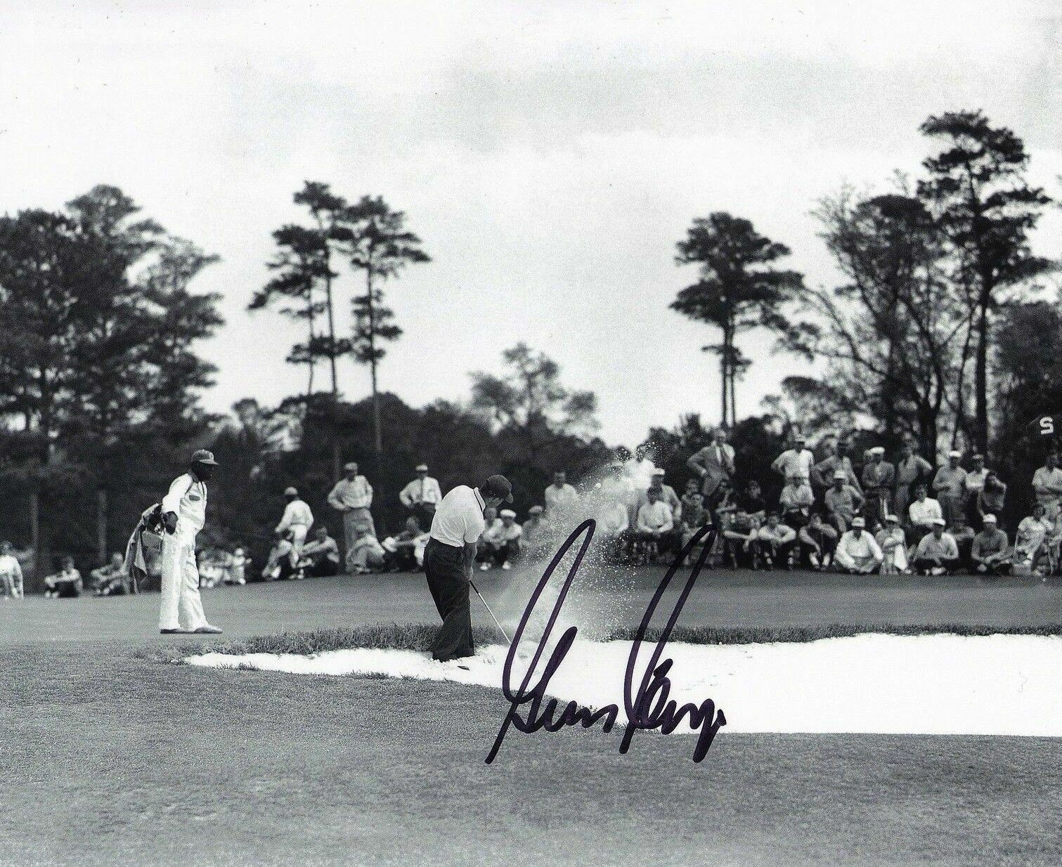 Gary Player Signed 10X8 Photo Poster painting 9 Time Major Winner AFTAL COA (3033)