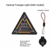 Tactical Triangle Light Camping Light Outdoor Backpack Warning Signal Small Hanging Light