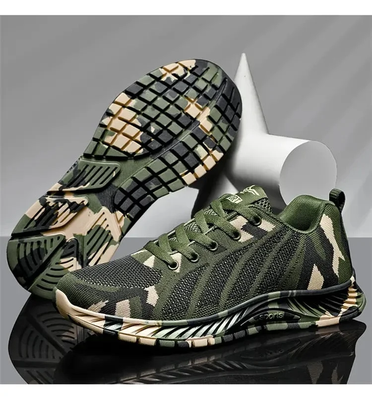 2020 new Camouflage Fashion Sneakers Women Breathable Casual Shoes Men Army Green Trainers Plus Size 34-44 Lover Shoes