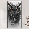 Owl Silhouette-11CT Stamped Cross Stitch 40*70cm/15.75*27.56in(Big Size) tapestrymarket