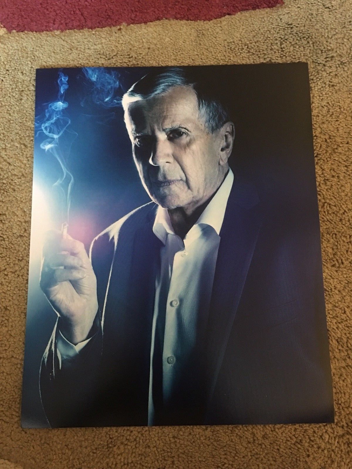 X-Files William B Davis Cancer Man Color 8x10 Photo Poster painting