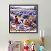 Picnic In Lavender Fields-11CT Stamped Cross Stitch 40*40cm/15.75*15.75in tapestrymarket