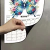 Special Shaped Butterfly 5D DIY Diamond Painting Art Magnetic Fridge Calendar