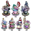Tea Cup Princess - 11CT Stamped Cross Stitch 30*50cm/11.81*19.69in