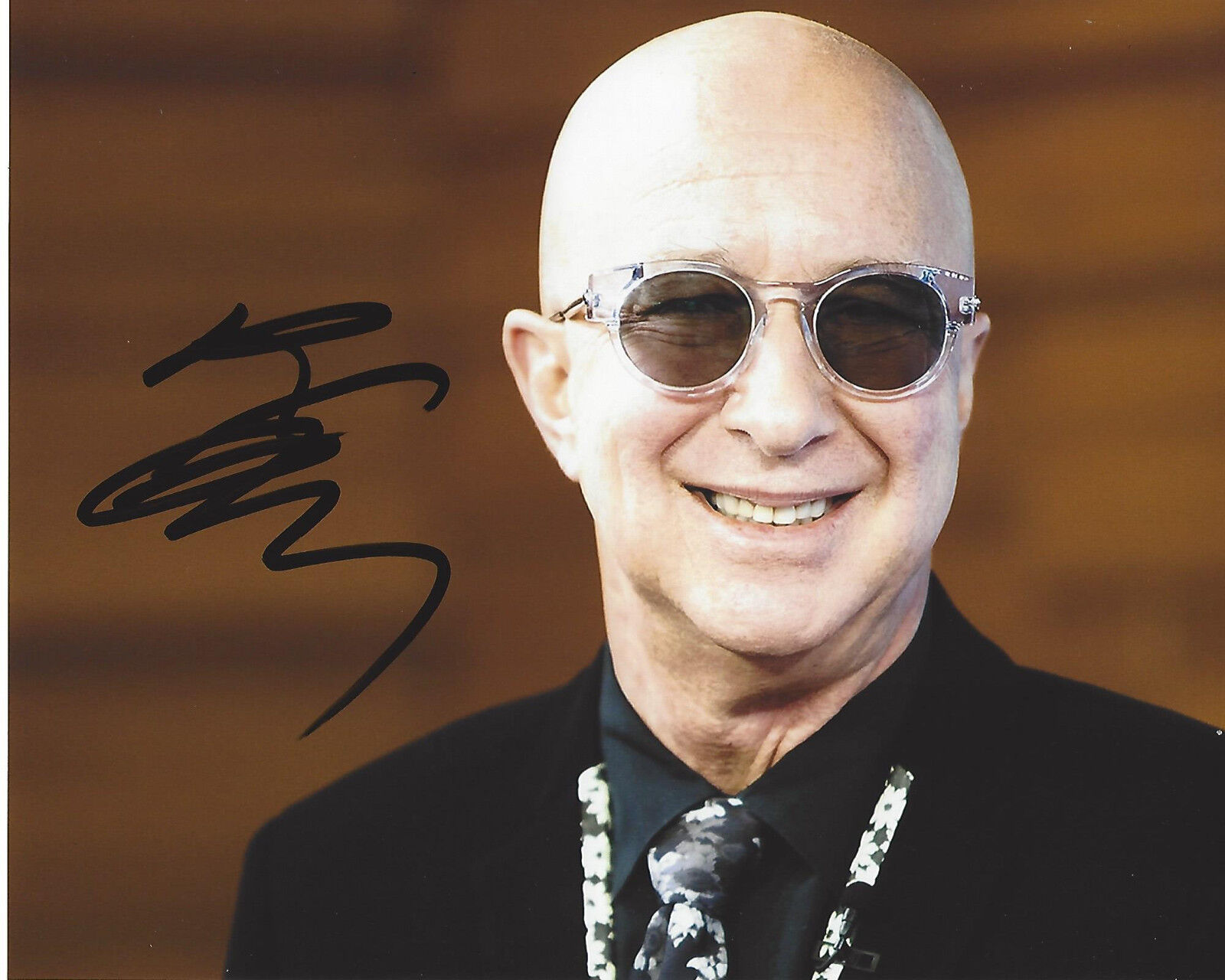 PAUL SHAFFER LATE SHOW BAND LEADER SIGNED 8X10 Photo Poster painting w/COA PROOF DAVID LETTERMAN