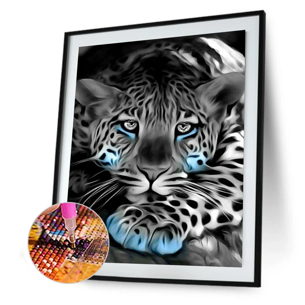 Diamond Painting - Full Round Drill - Leopard(30*40cm)