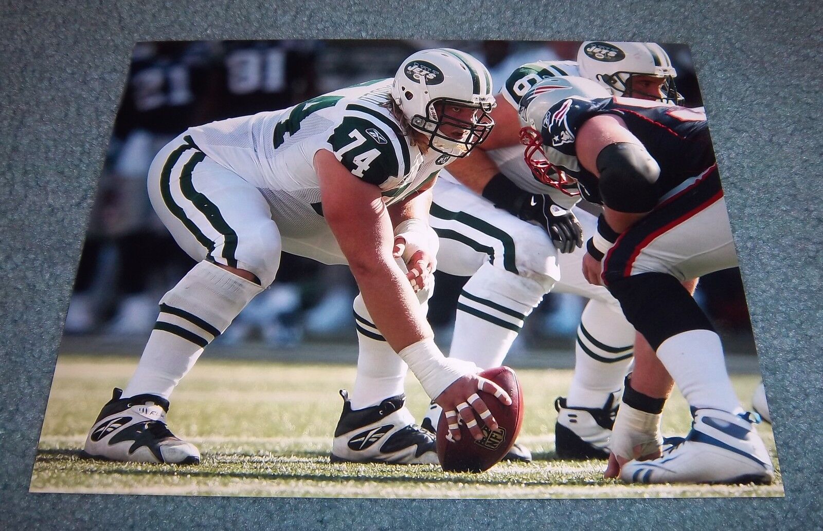 New York Jets Nick Mangold Unsigned 8x10 Photo Poster painting Pro Bowl B