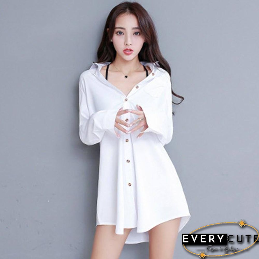 White Shirt Women's Blouse Long Sleeve Autumn Blusas Plus Size Casual Vintage Winter Pink Chemisier Femme Tops Blusa Ladies