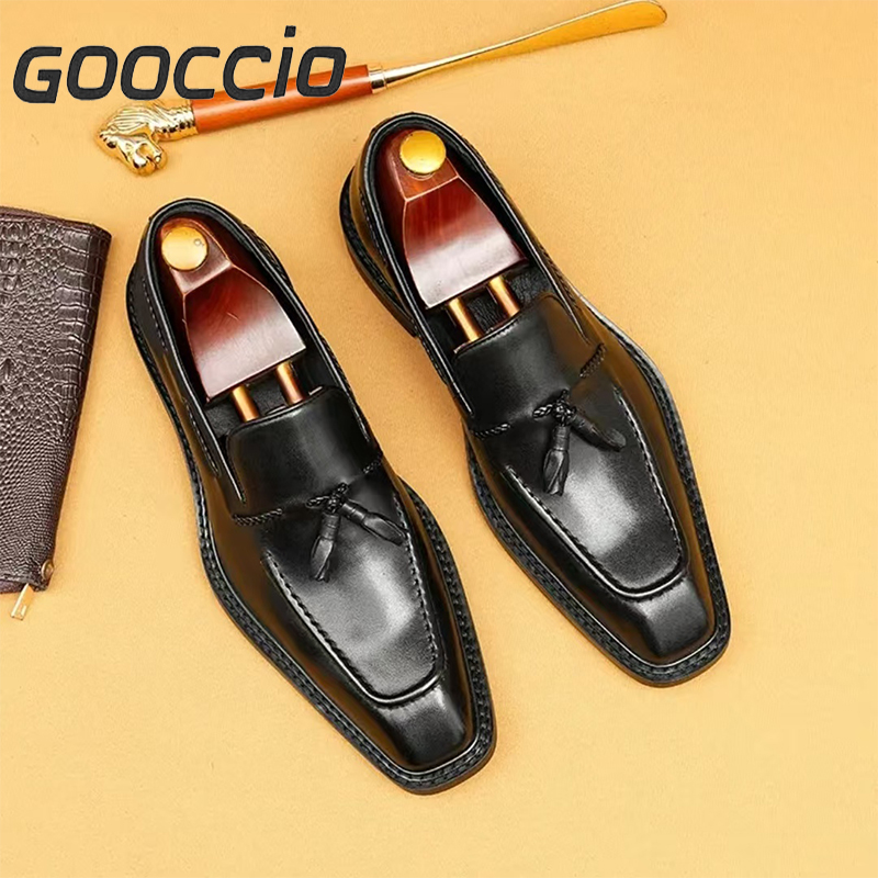 FS182 Cowhide Dress Shoes/Loafers For Men GOOCCIO   