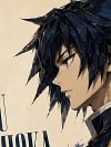 Water Hashira Giyu Tomioka Decorative Painting - Demon Slayer: Kimetsu No Yaiba - Xingkong Studio