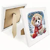 Diamond Painting-DIY Crystal Rhinestone Dog 19.2x19.2cm with Frame