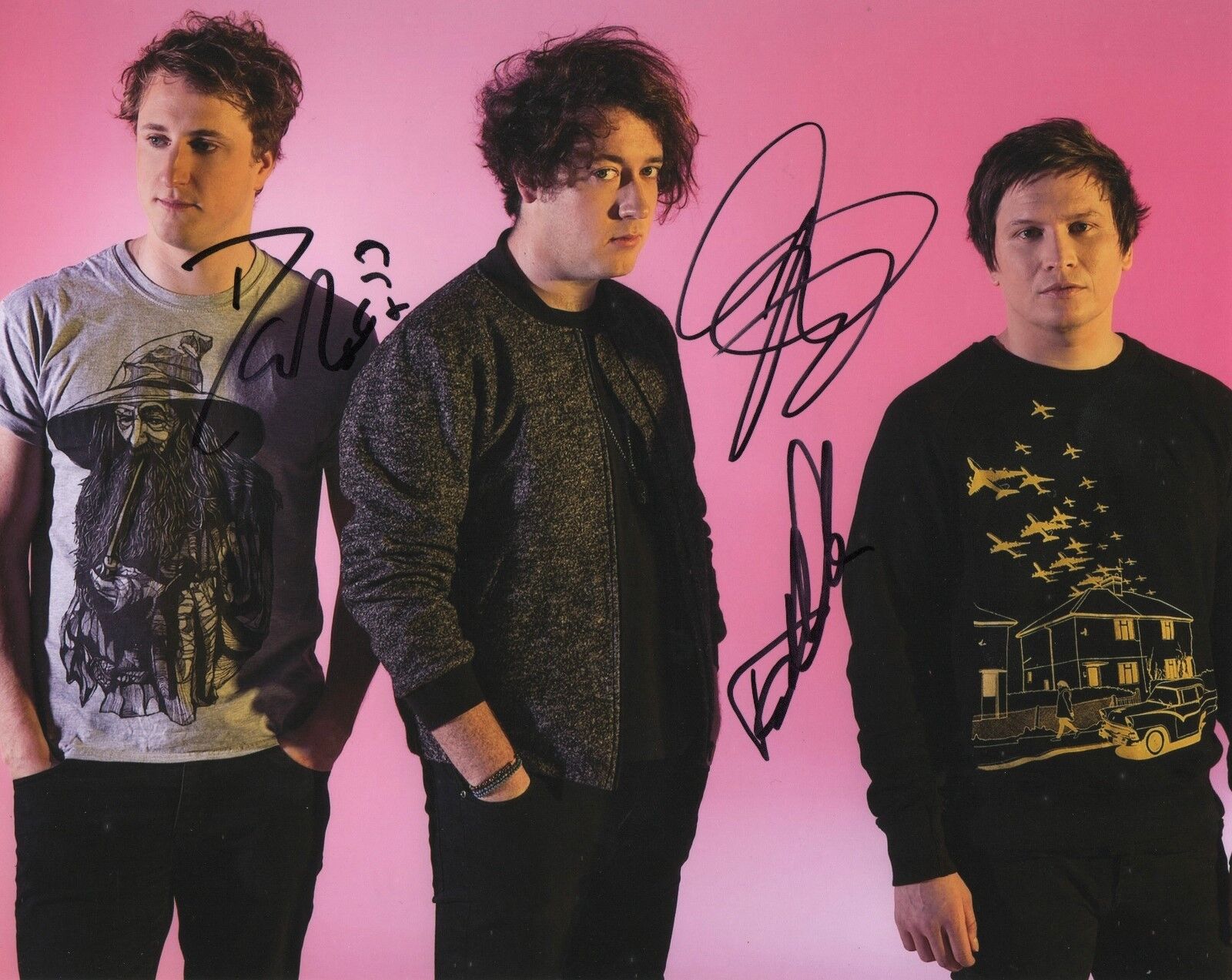 The Wombats REAL hand SIGNED Photo Poster painting #4 COA Autographed by all 3 members