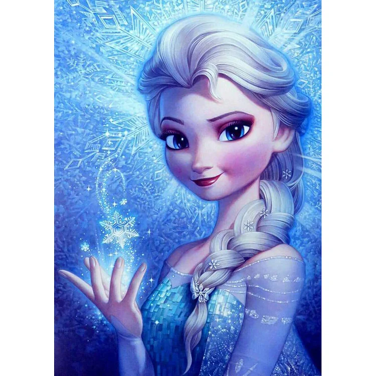 Ice Princess Round Full Drill Diamond Painting 30X40CM(Canvas) gbfke