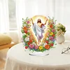 2D Flat Print DIY Flower Jesus Desktop Diamond Art Kits Double-Sided Table Decor