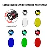 LED Flashlight 5 Modes Rechargeable Flashlight Waterproof Outdoor Portable Torch