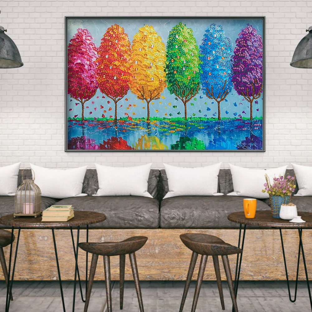 Diamond Painting - Special Shaped Drill - Tree(40*30cm)