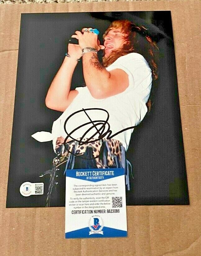 JACK RUSSELL SIGNED GREAT WHITE MUSIC 8X10 Photo Poster painting BECKETT CERTIFIED #5