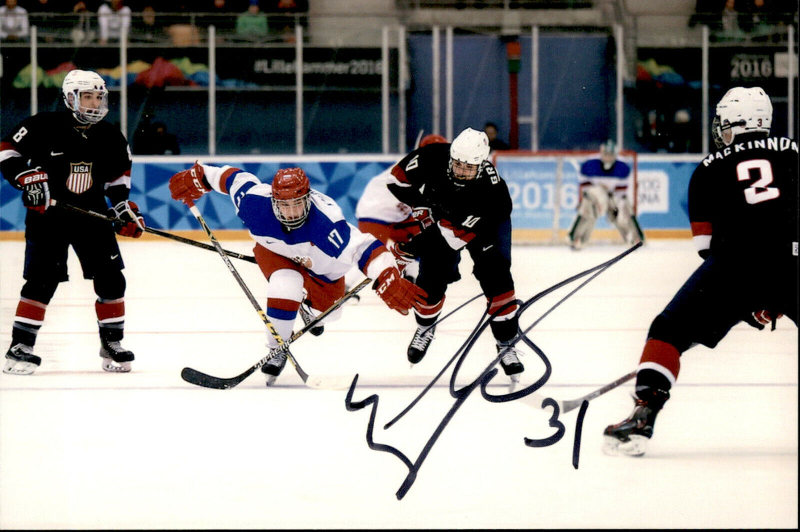 Alexander Khovanov SIGNED 4x6 Photo Poster painting TEAM RUSSIA / MINNESOTA WILD