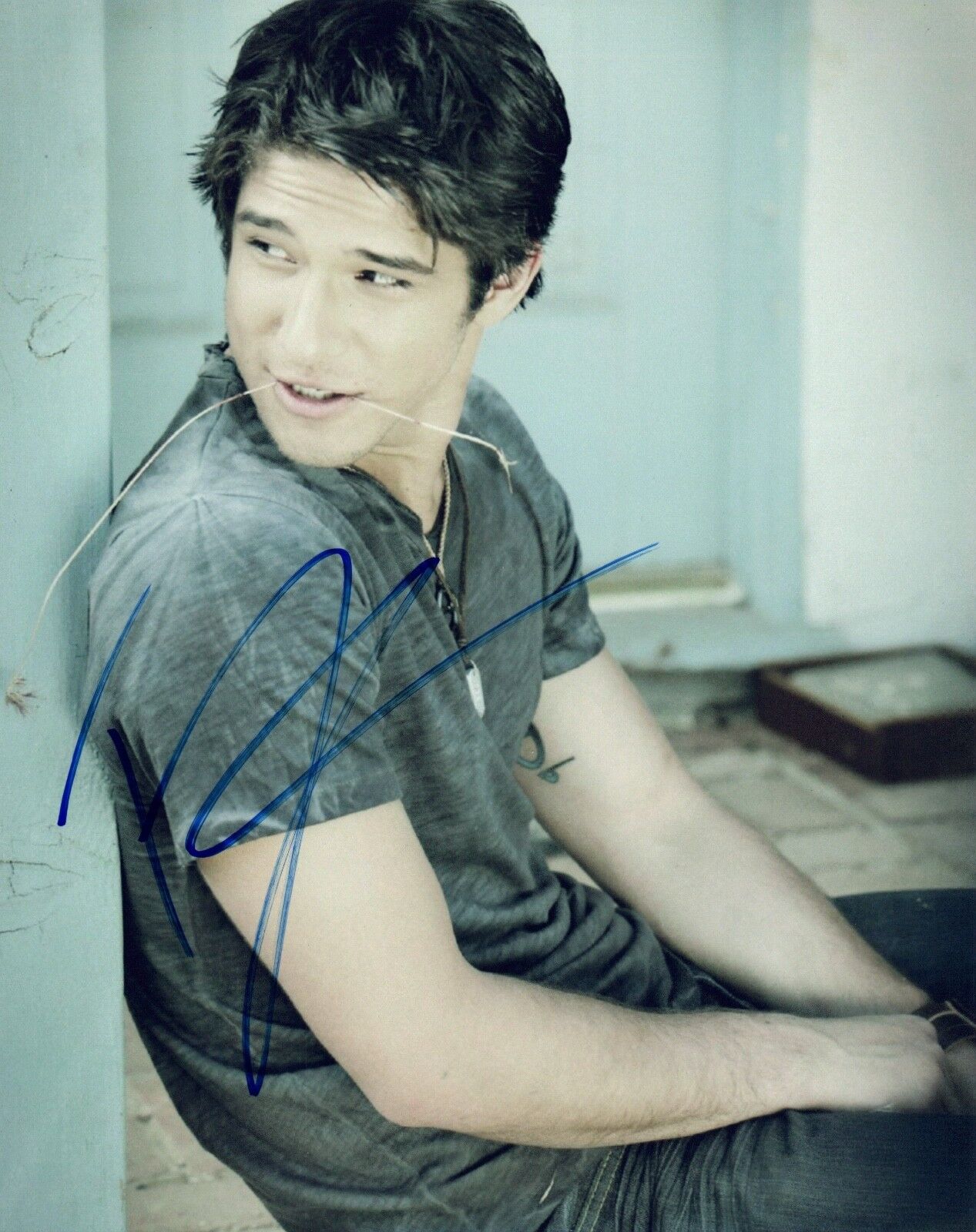 Tyler Posey Signed Autographed 8x10 Photo Poster painting Teen Wolf Actor COA AB