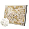 DIY Pearl Painting Gorgeous Fish for Home Wall Decor with Frame(20x30cm)