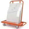 [US Local Warehouse] Heavy Duty Drywall Sheet Cart Panel Dolly Wooden Board Trolley Flatbed Handcart