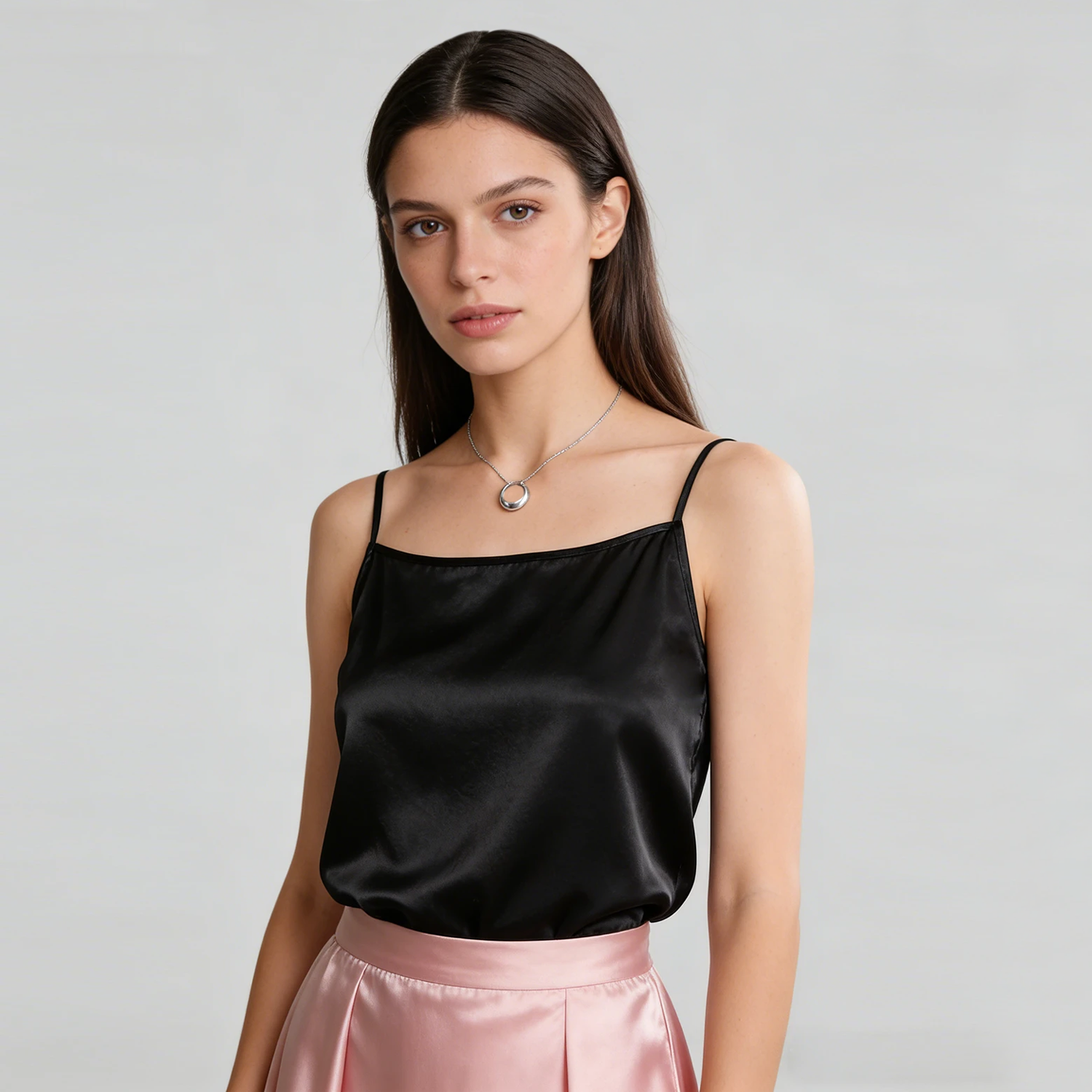 Silk Stretch Camisole Top For Women REAL SILK LIFE
