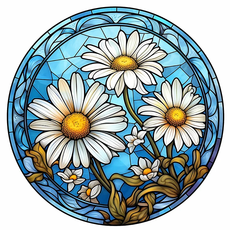 Colorful Daisy Flowers Diamond Painting 