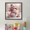 Snowman-Full Embroidery 3 Strands 11CT Stamped Cross Stitch-40*40CM