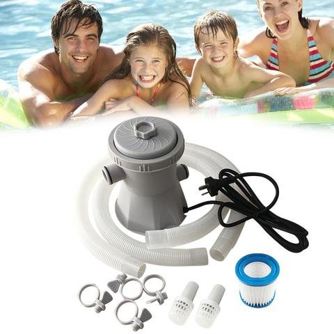110v 330 Gph Swimming Pool Filter Pump For 100-350gal Pools - vzzhome