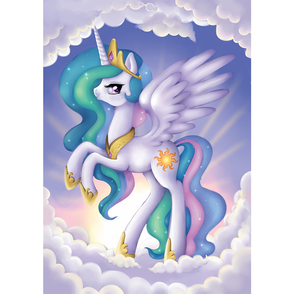 

Cartoon Unicorn - Round Drill Diamond Painting - 30*40CM, 501 Original