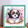 Cute Puppy-11CT Stamped Cross Stitch 40*40cm tapestrymarket
