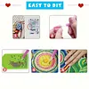 12pcs Garden Goblin Diamond Art Greeting Cards DIY 12 Pack with Envelopes