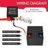Remote Battery Disconnect Switch 12V 200A Battery Kill Switch for Car Truck RV