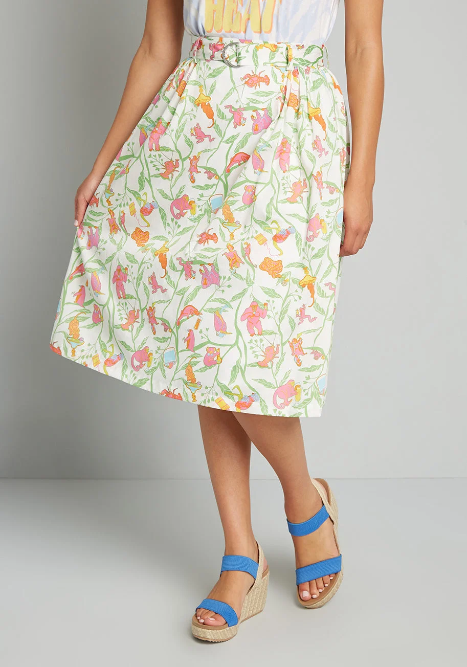 Pretty Precious Moments A-Line Skirt