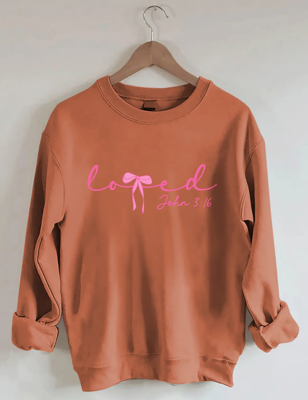Loved John 3:16 Valentine's Day Sweatshirt