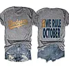 We Rule October Dodgers 2025 Champions Tee