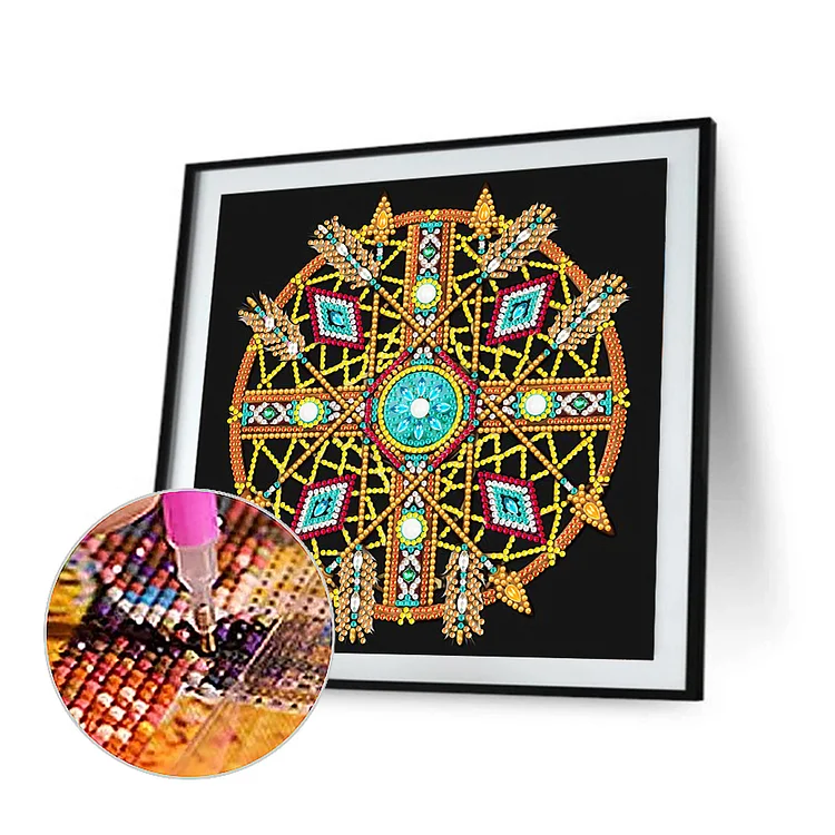 5D DIY Partial Special Shaped Drill Diamond Painting Dreamcatcher Kit Home  Decor