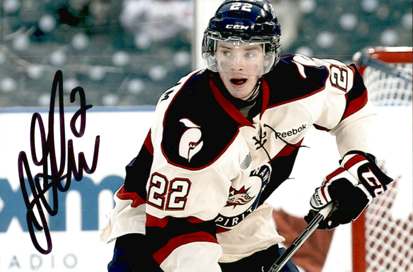 Jesse Graham SIGNED 4x6 Photo Poster painting NEW YORK ISLANDERS / SAGINAW SPIRIT