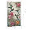 Diamond Painting-DIY Full Round Drill Hummingbird and Flower(70*40 CM)