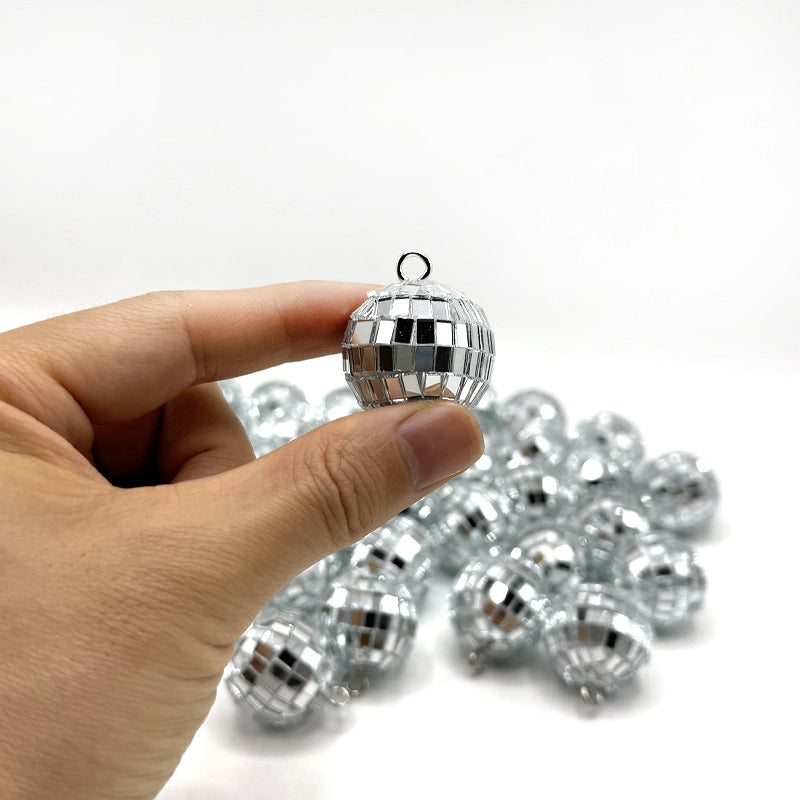 Disco Mirror Ball Hanging Ball With Hanging Ring Hook 2024 Cross-border Amazon Party Decoration Disco Ball Pendant