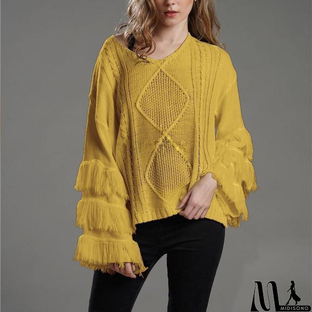 MidiSono - Effortless and Classy winter Sweater