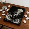 (30x40cm)DIY Pearl Painting Framed Jellyfish Handmade Pearl Material Art Kit Living Room Decor