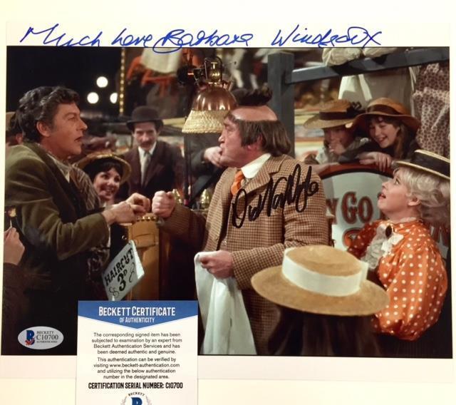 DICK VAN DYKE + BARBARA WINDSOR Signed 8x10 Photo Poster painting Chitty Bang w/ Beckett BAS COA